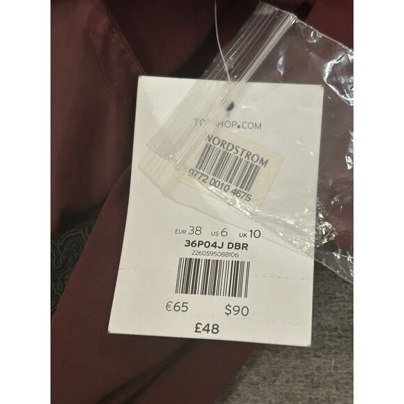 NWT Top Shop Lace Back Romper Womens 6 - Picture 4 of 5